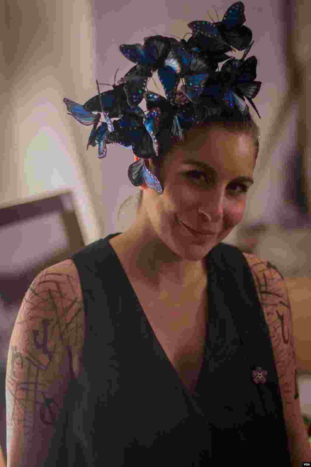 Eileen Khatchadourian uses her music as a vehicle for her activism. (John Owen/VOA)