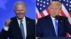 Capres Demokrat Joe Biden dan Presiden AS Donald Trump 