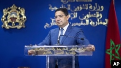 Menteri Luar Negeri Maroko Nasser Bourita menjadi tuan rumah pertemuan koalisi anti-ISIS (foto: dok). 