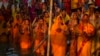 Hindu devotees flock to rivers for prayers to the sun god
