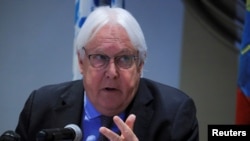 FILE - Martin Griffiths, United Nations' Under-Secretary-General for Humanitarian Affairs.