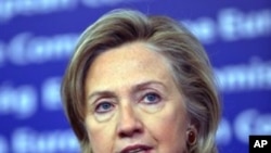 US Secretary of State Hillary Rodham Clinton (file photo)
