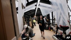 West Virginia state Sen. Patricia Rucker, R-Jefferson, makes her way to the Senate Chambers at the Capitol in Charleston, W.Va., on Jan. 25, 2024.