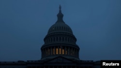 The U.S. Capitol dome is shrouded in early-morning mist on another day of continued impeachment inquiry hearings into U.S. President Donald Trump’s dealings with Ukraine, in Washington, U.S. December 9, 2019.