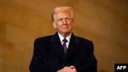 Дональд Трамп во время своей инаугурации в Капитолии, 20 января 2025 года