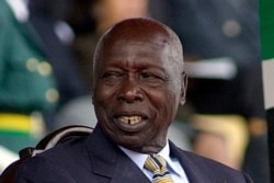 FILE - Former Kenya's President Daniel arap Moi, Oct. 2002.