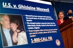 Audrey Strauss, Acting United States Attorney for the Southern District of New York, speaks during a news conference to announce charges against Ghislaine Maxwell, in New York, July 2, 2020.