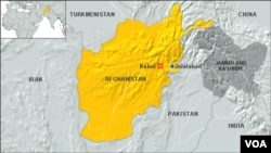 Map of Jalalabad, Afghanistan
