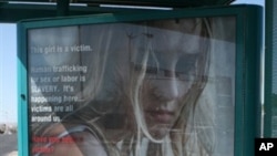 Iklan layanan masyarakat mengenai perdagangan manusia yang diluncurkan oleh Kejaksaan Agung New Mexico, AS. (Foto: Dok)