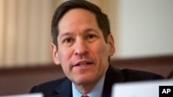 Centers for Disease Control and Prevention Director Tom Frieden speaks during a discussion: The Ebola Crisis in West Africa: An Update on Progress, Challenges and the Road to Recovery on Ebola in West Africa, Jan. 13, 2015, on Capitol Hill in Washington. 