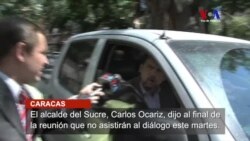Oposición venezolana suspende diálogo con el gobierno