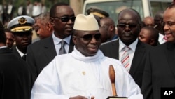 FILE - Gambian President Yahya Jammeh