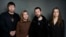 FILE - From left, photographer Evgeniy Maloletka, "Frontline" producer Michelle Mizner, director Mstyslav Chernov and field producer Vasilisa Stepanenko pose for a portrait to promote "20 Days in Mariupol" during the Sundance Film Festival on Jan. 22, 2023, in Park City, Utah.