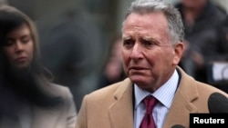 美國總統特使史蒂夫·威特科夫(Steve Witkoff)接受媒體採訪。 (2025年3月6日)