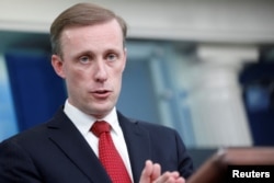 FOTO FILE: Penasihat Kamanan Nasional Gedung Putih, Jake Sullivan di Washington, AS, 30 September 2022. (REUTERS/Jonathan Ernst/File Foto)