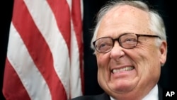 FILE - Edwin Feulner, who then was president of the Heritage Foundation, is pictured in Alexandria, Va., Feb. 17, 2010. Feulner thinks there are "a lot of opportunities" for U.S. trade with Taiwan.