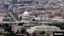 Панорама Капитолийского холма в центре Вашингтона