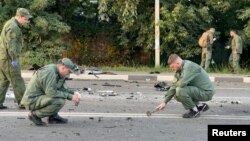 محل انفجار خودروی داریا دوگینا