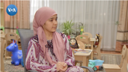 Yulduz, 31, returned to Uzbekistan with eight children. She believes her first husband is in prison in Russia, while the second one is considered dead in Syria.