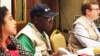 FILE - Former Nigerian President Olusegun Obasanjo in Kampala, Feb. 20, 2016