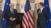 Arhiva: Žosep Borelj i Entoni Blinken u Vašingtonu (Foto: Reuters video grab)