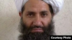 A photo circulated by the Taliban of new leader Mawlawi Haibatullah Akhundzada.