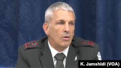 Israeli Maj. Gen. Michael Edelstein participates in a Jewish Policy Center event at the Cannon House Office Building in Washington, July 11, 2018.