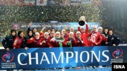 تیم ملی فوتسال زنان ایران برای نخستین بار قهرمان آسیا شد
