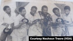 Musicians of the Orchestra "Echo-Del-Africa" back in the days. The groups songs are part of "Bobo Yeye" a compilation. 