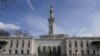 FILE - the Islamic Center of Washington in Washington is shown on March 15, 2019. The war in Gaza has shaken party loyalties of Muslims in the United States.