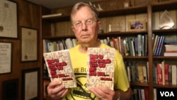 "How to Like People Who Аre Not Like You" is a book Ed Chasteen, founder of HateBusters, wrote in his mission to not just fight hate, but to prevent it. (VOA/R. Taylor)