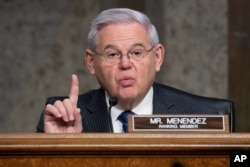 FILE - Senator Bob Menendez