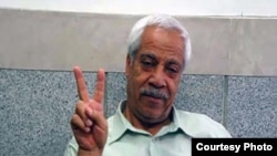 This undated photo shows jailed Iranian teachers' rights activist Hashem Khastar. In an Oct. 19, 2020, interview, his wife told VOA Persian that he has been exhausted by his health problems and poor conditions at Mashhad's Vakilabad prison. (VOA Persian)