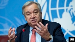 انتونیو گوتیرش، منشی عمومی سازمان ملل متحد