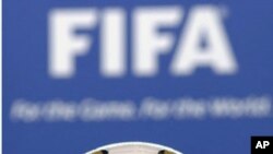 The ball that will be used in the 2010 FIFA World Cup final in South Africa, called "Jo'bulani" is displayed at the FIFA headquarters in Zurich, (File)