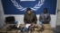 FILE - The International Criminal Court's (ICC) chief prosecutor, Fatou Bensouda, holds a news conference during her visit to look into allegations of extreme violence on May 3, 2018 in Kinshasa, Democratic Republic of Congo.