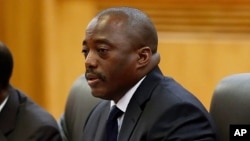 FILE - Democratic Republic of Congo President Joseph Kabila, Sept. 4, 2015.
