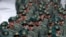Iranian Revolutionary Guard members arrive for a ceremony celebrating the 40th anniversary of the Islamic Revolution, at the Azadi, or Freedom, Square, in Tehran, Iran, Feb. 11, 2019.