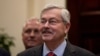 Iowa Gov. Terry Branstad attends an event with governors and President Donald Trump in the Roosevelt Room at the White House in Washington, April 26, 2017. 