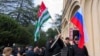 Protesters demand resignation of leader in Russian-backed breakaway region of Georgia 