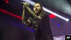 Post Malone tampil di acara Voodoo Music Experience di City Park, New Orleans, 29 Oktober 2017.