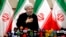 Iran's President - elect Hasan Rowhani, after speaking at a press conference, in Tehran, June 17, 2013. 