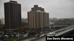 A view of the I-81 freeway in Syracuse, New York, U.S., April 28, 2021. (REUTERS/Zoe Davis)