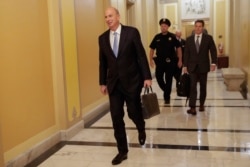 US Ambassador to the European Union Gordon Sondland arriving at the US Capitol in Washington, Oct. 17, 2019.