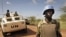 A UNMIS handout picture shows a soldier from Zambia serving with the international peacekeeping operation on patrol in the region of Abyei (File)