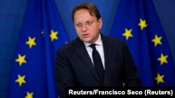 Evropski komesar za proširenje Oliver Varhelyi. 