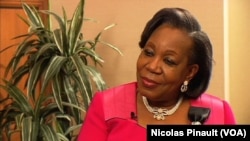 Catherine Samba-Panza, présidente de la transition en Centrafrique 