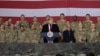 Le président Donald Trump s’adresse aux militaires lors d’une visite surprise en Afghanistan, le jeudi 28 novembre 2019 (Photo AP / Alex Brandon)