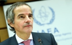 Dirjen Badan Tenaga Atom Internasional (IAEA) Rafael Grossi di markas IAEA, Wina, Austria, 9 Maret 2020.