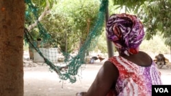 Aminata, 39, spent four years in prison for infanticide. She was abused by a cousin following the death of her husband, and did not want to keep the baby. Thies, Senegal, June 8 2018. (S. Christensen for VOA)